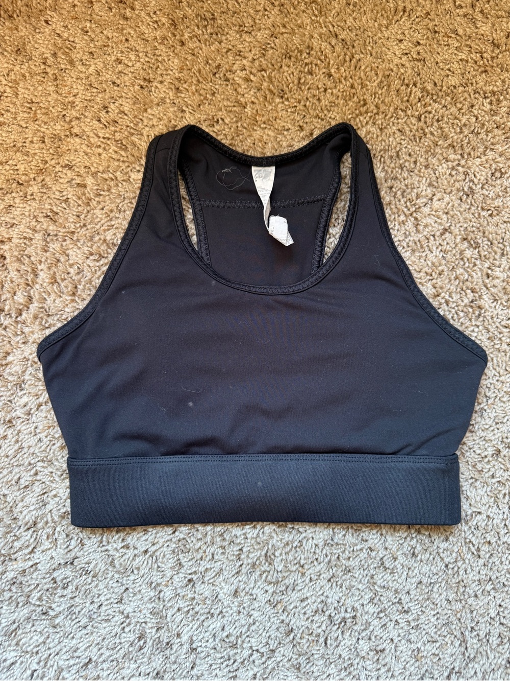 Fabletics Black Racerback Sports Bra